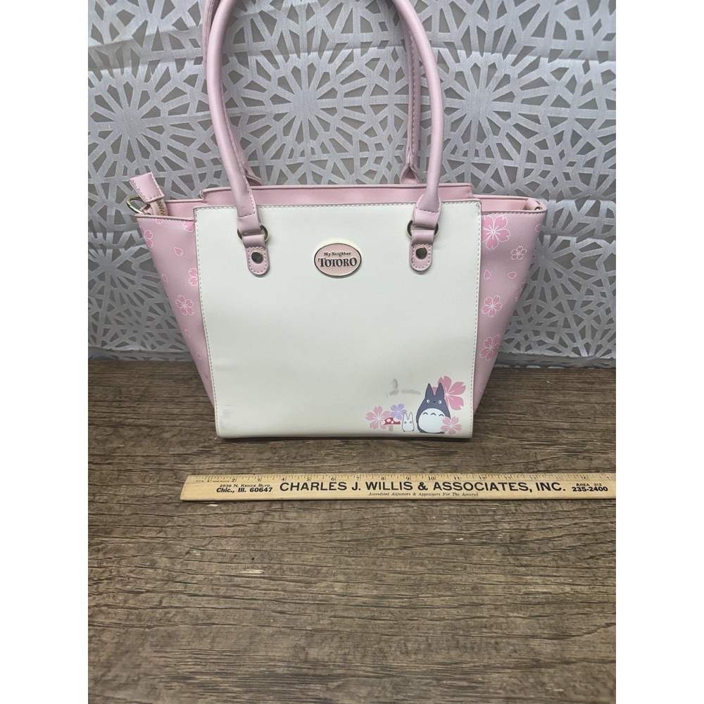 Studio Ghibli "My Neighbor Totoro" Sakura Cherry‎ Blossom Satchel Purse - Picture 10 of 14
